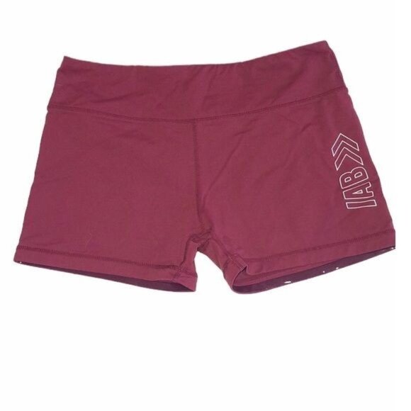IAB 3" No Ride Shorts Windsor Wine Arrows Size Large 10 Yoga Athletic Workout - Picture 1 of 9